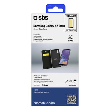 Book case for Samsung Galaxy A7 2018 with stand function