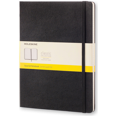 MOLESKINE Carnet XL 895292 quadrillé noir