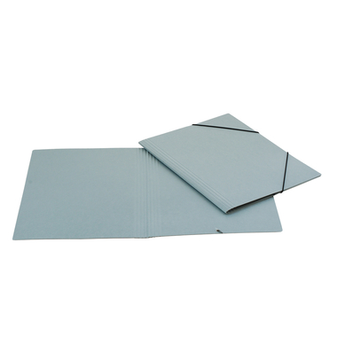 EROLA Gummibandmappe 800my A4 3228 grau Pressspan