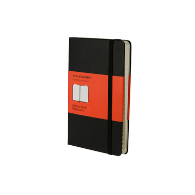 MOLESKINE Adressbuch Pocket 9x14cm 883701016 schwarz, liniert 192 Blatt