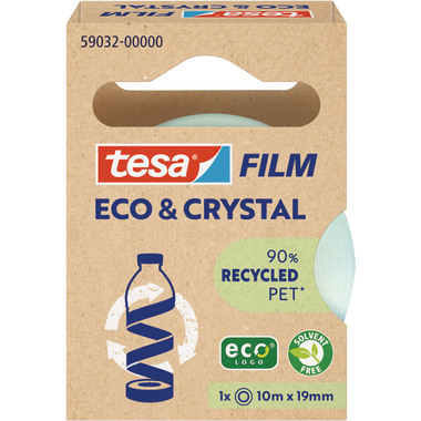 TESA Tesafilm eco&crystal 10mx19mm 59032-00000 Ruban adhésif 1 pcs.