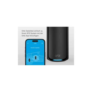 Netgear Satellite Mesh Orbi 970 RBE970B-100EUS Nero