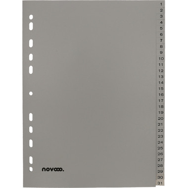NOVOOO Répertoires PP A4 40943 gris 1-31