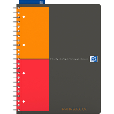 OXFORD Managerbook A4+ 400010756 ligné 80 flls.