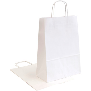 NEUTRAL Tragtaschen Allegra weiss SDS26-BIA Kraft,110g, 26x12x36cm 25 Stk.