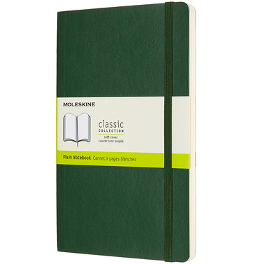 MOLESKINE Notizbuch SC L/A5 600028 blanko, myrtengrün, 240 S.