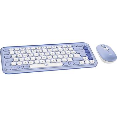 Logitech Keyboard-Mouse Set POP Icon Combo Lilac