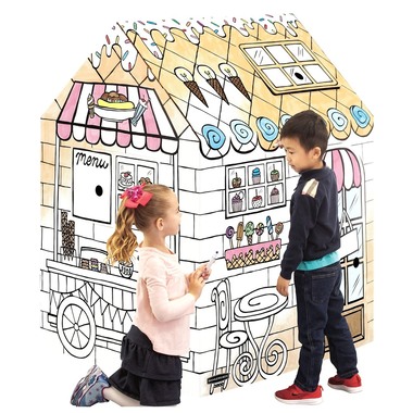 FELLOWES Spielhaus BANKERS BOX 1232501 Candy Shop 121x97x81cm