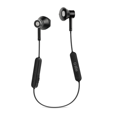 Wireless magnetic earphones with microphone