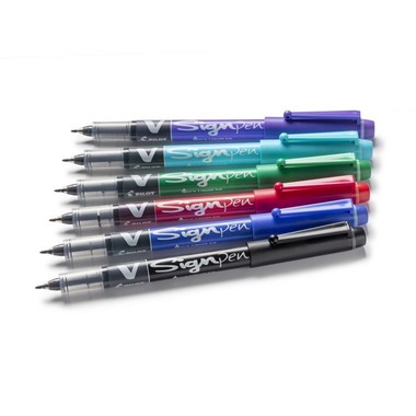 PILOT V-Sign Pen 0,6mm SW-VSP-BL blau