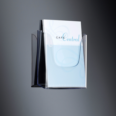 SIGEL Portadepliant muro acril. A4 LH115 trasparente 240x250x55mm