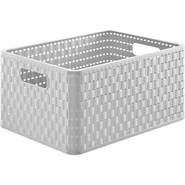 ROTHO Corbeille Country 18lt 1115301023 A4 18lt blanc