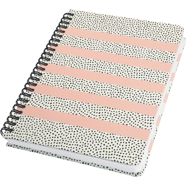 JOLIE Carnet Sprial A5 JN600 SweetDots,Dot-Lineatur,120p.