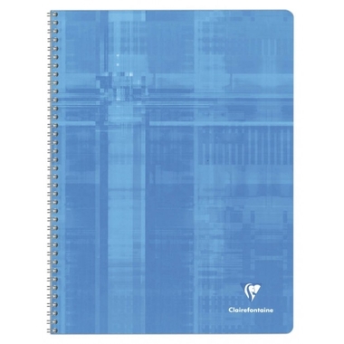 CLAIREFONTAINE Carnet spirale ass. A4 8342 5mm, quadrillé 50 feuilles