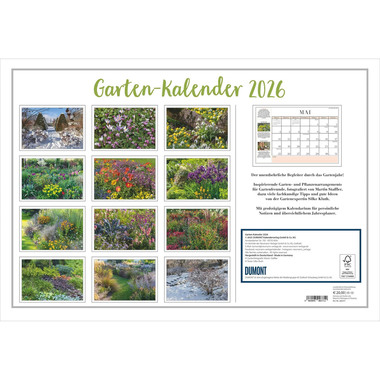 DUMONT Calendario 2026 260371 Giardino TE 42x29cm