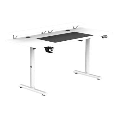 Ultradesk Gaming Tisch Higlander XXL Weiss
