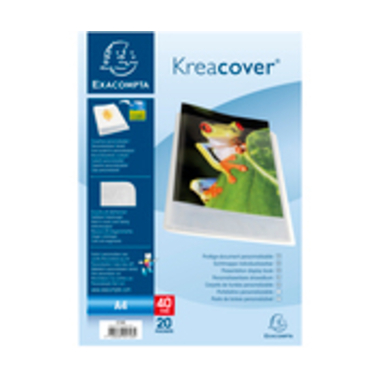 EXACOMPTA Livre présentation KC A4 5728E transparent 20 sacs