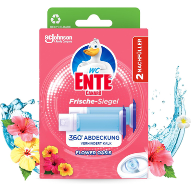 WC-ENTE Fresh Discs 1136386 Blütenoase, Refill