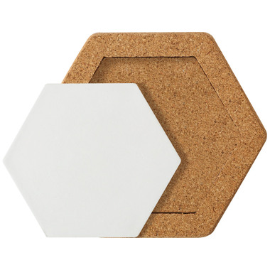 I AM CREATIVE Korkuntersetzer Hexagon 5000.48 19 x17 cm