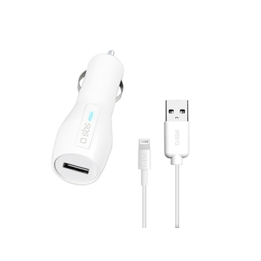 USB charging kit for the car with Lightning cable