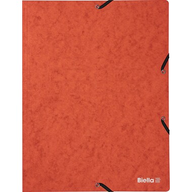 BIELLA Gummibandmappe A4 17840135U orange, 355gm2 200 Bl.