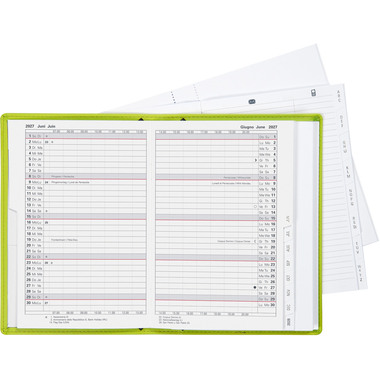 BIELLA Planer Istanbul 2027 855715310027U 1M/2S hellgrün ML 10.6x15.3cm