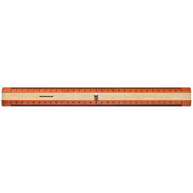 RUMOLD Règle 30cm 6MI/30 bois, bicolor