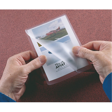 LEITZ Pochettes à plastifier A7 33805 brillant, 125my 100 pcs.