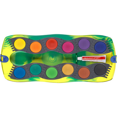 FABER-CASTELL Deckfarben Connector 125036 Dino 12 Farben