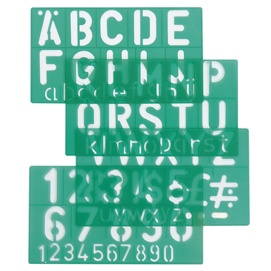 LINEX Schriftschablone 50mm 586300L