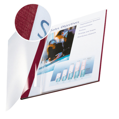 LEITZ Couverture reliures 3,5mm A4 73980028 bordeaux 10 pcs.