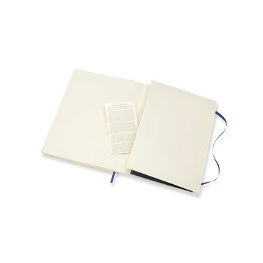 MOLESKINE Carnet Classic SC XL 002854788 bleu saphir, blanc 192 feuil.