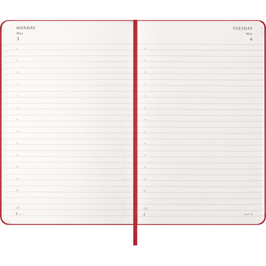 MOLESKINE Agenda Classic Large 2027 DHF212DC3Y27 1G/1P scarlatto HC 13x21cm