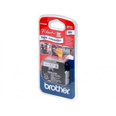 PTOUCH Ruban, non laminé bleu/blanc M-K223 pour PT-65/75/85/110 8mx9mm