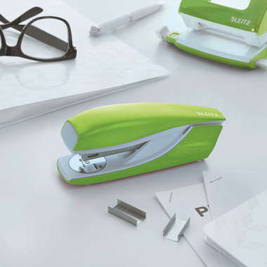 LEITZ Heftgerät NeXXt WOW 5502 5502-10-54 grün 30 Blatt
