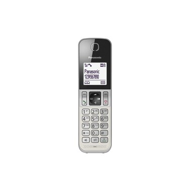 Panasonic Téléphone sans fil KX-TGD320SLW Noir/Argenté
