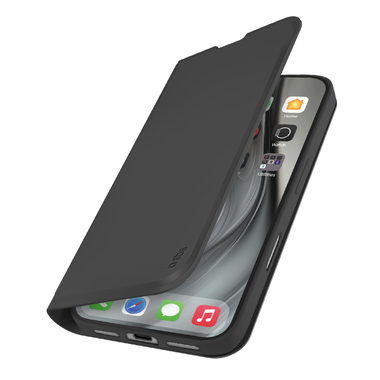 Black book-style cover for iPhone 17 Pro Max | SBS