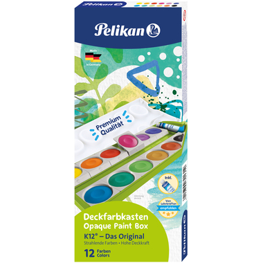 PELIKAN Boîte de couleurs K12 701310 vert 12 couleurs
