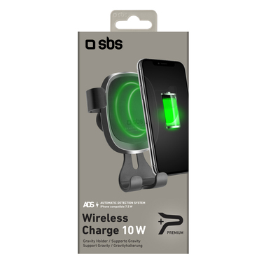 Supporto per auto con ricarica wireless