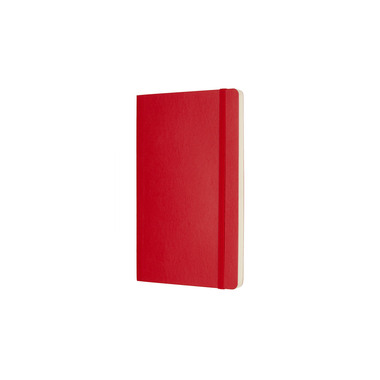 MOLESKINE Carnet L/A5 854658 en blanc,Soft Cover,scarlet