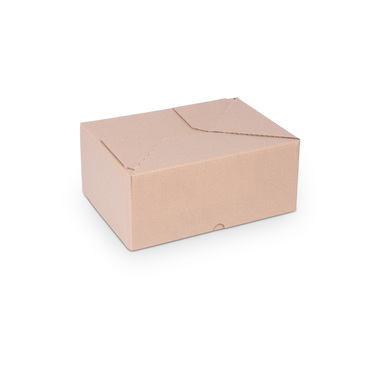 Telescopic packaging incl. base & lid in brown 305x215x130mm