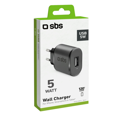 Chargeur mural 5W pour smartphones iPhone et Android