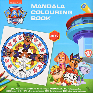 ROOST Mandala da colorare B1985 Paw Patrol 18x18cm