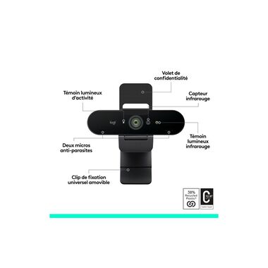 Logitech Webcam Brio 4K Ultra HD graphite