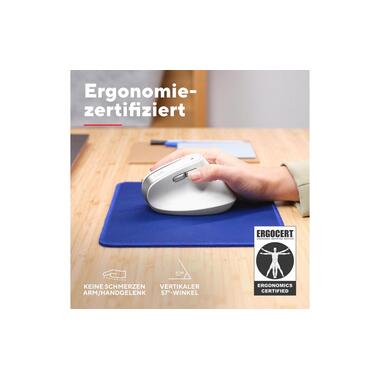 Trust Mouse ergonomico Bayo II bianco