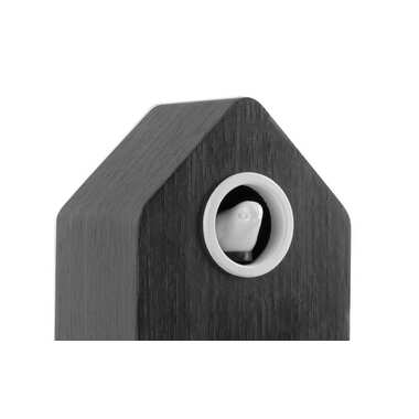 KARLSSON Digitalwecker Kuckuck Black wood veneer