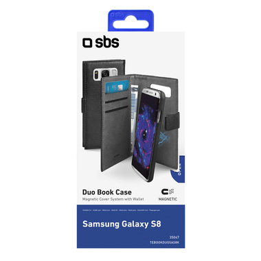 Duo Book Cover für Samsung Galaxy S8