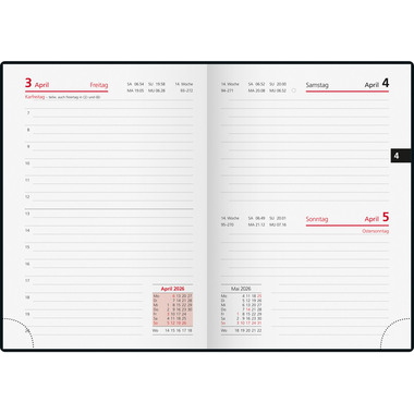 RIDOIDE Agenda Technik III 2026 7018223026.26 1J/1P beige AL 10x14cm