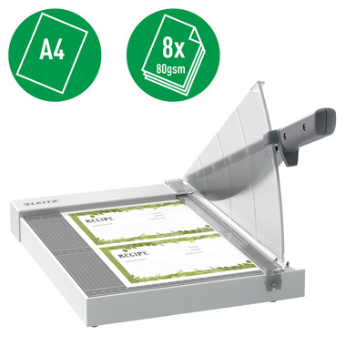 LEITZ Hebelschneidemaschine 9018-00-00 Precision Home A4 / 8 Blatt