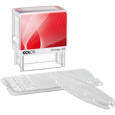 COLOP Timbro Set 20/1-SET 4 rige 38x14mm